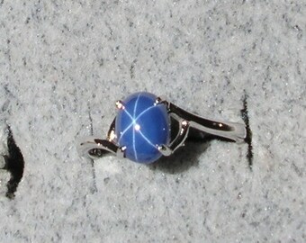 blue lindy star ring