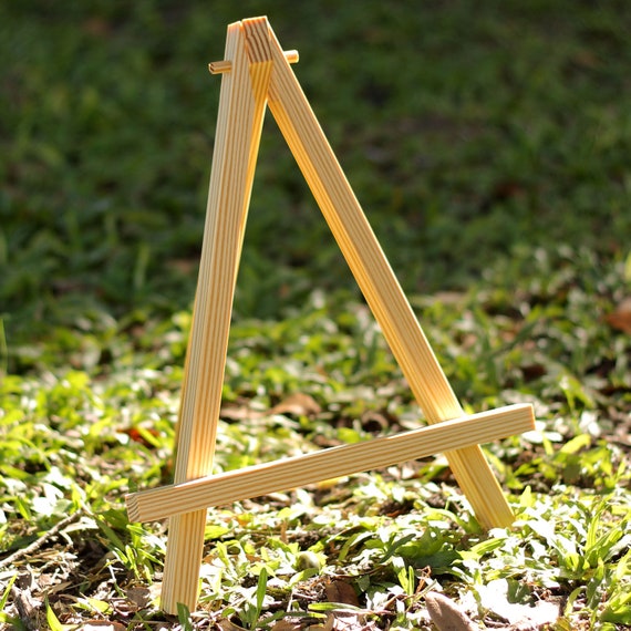 Wood Easel Folding Hand Made Easel Canvas Easel Photo Easel 12 1/2