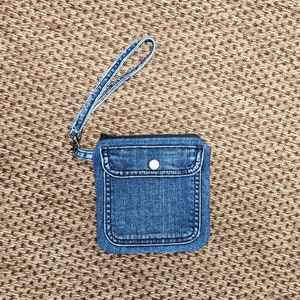New Arrivals Short Canvas Wallet Denim Jeans Clutch Billfold Wallet Coin  Purse Handmade Credit ID Card Holder Men's Or Women's
