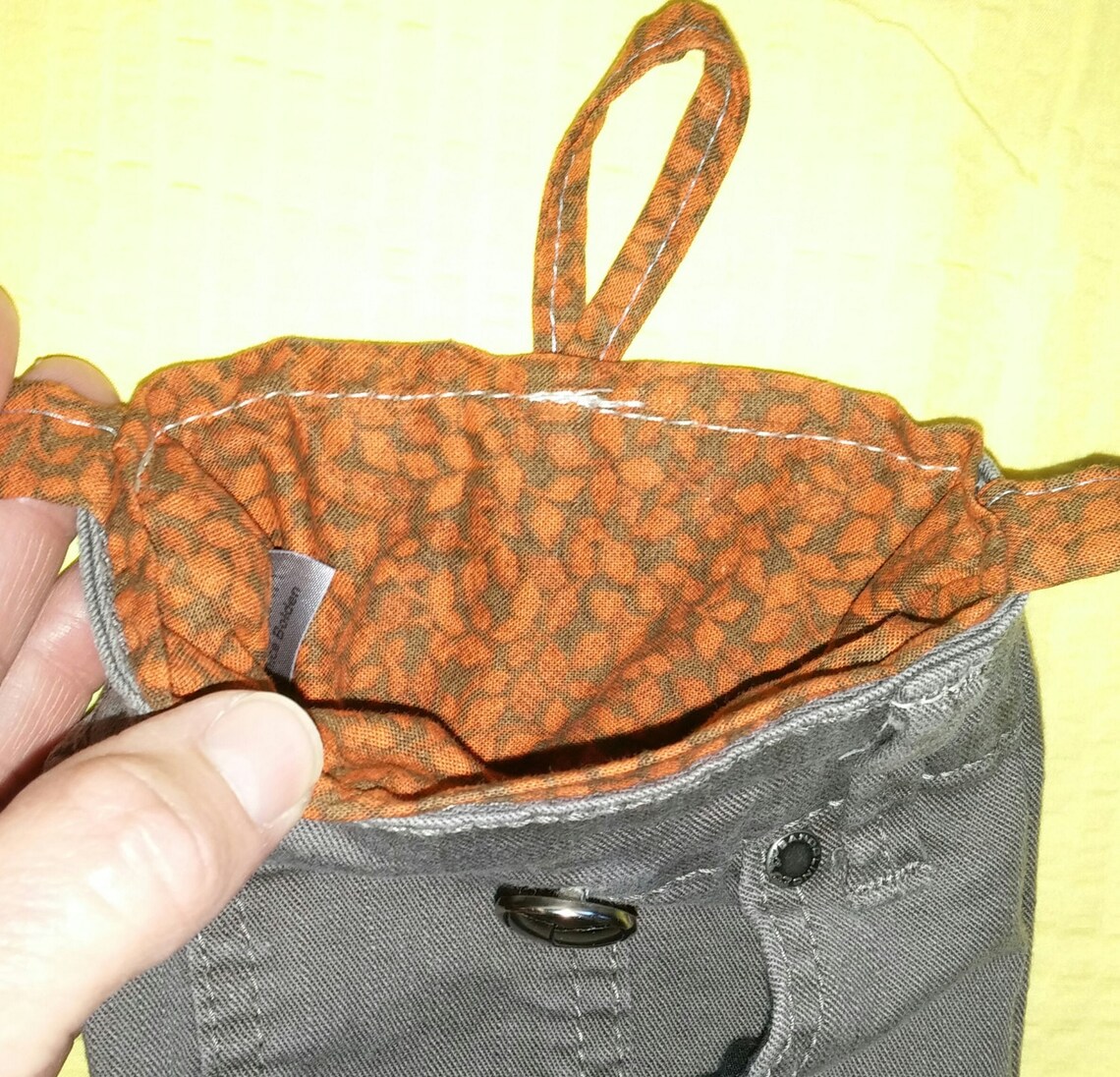 Oblique Denim Messenger Bag main image 0