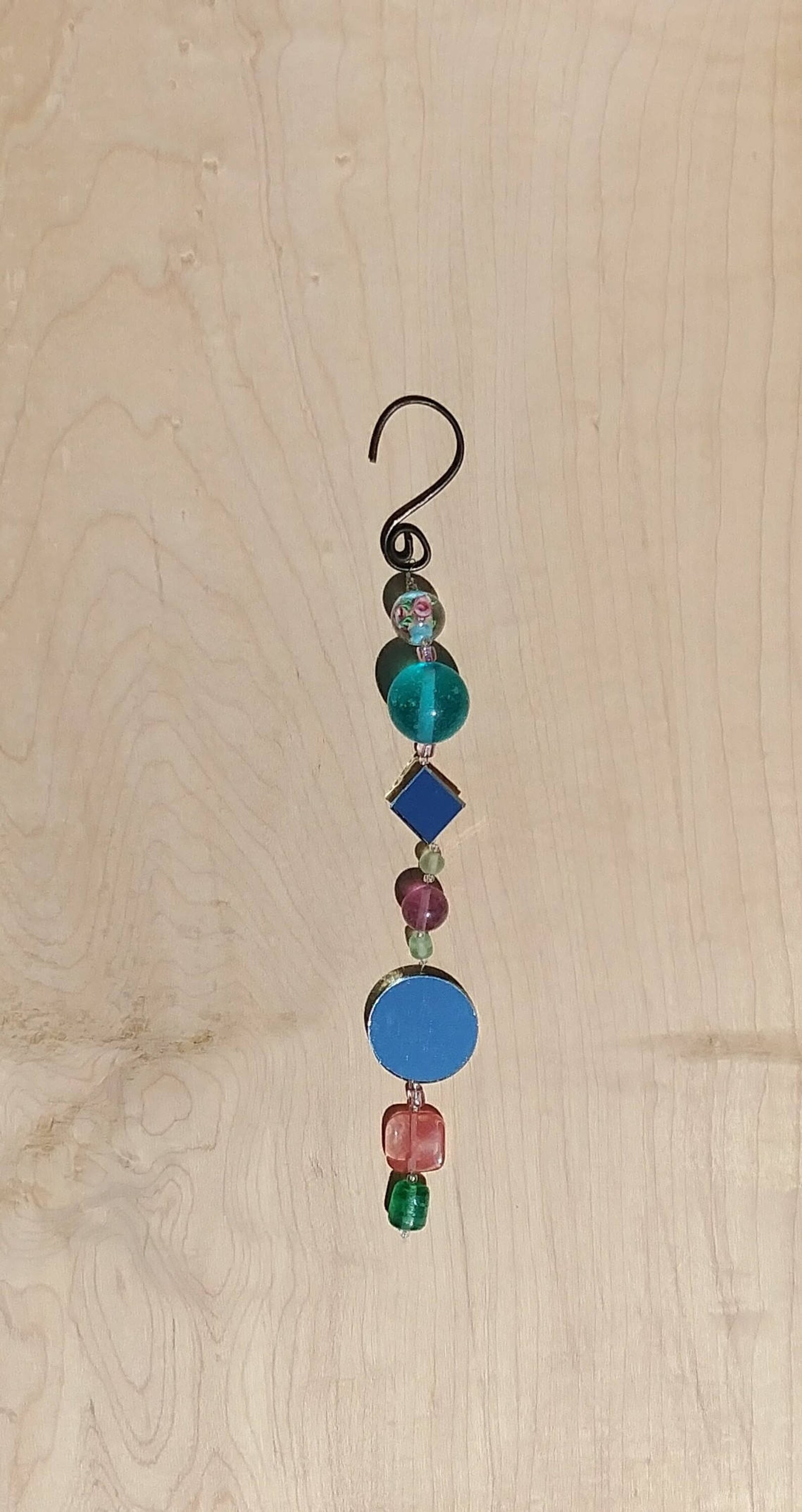 Hanging Glass Beads Suncatcher Glass Patio Decor Beads Etsy