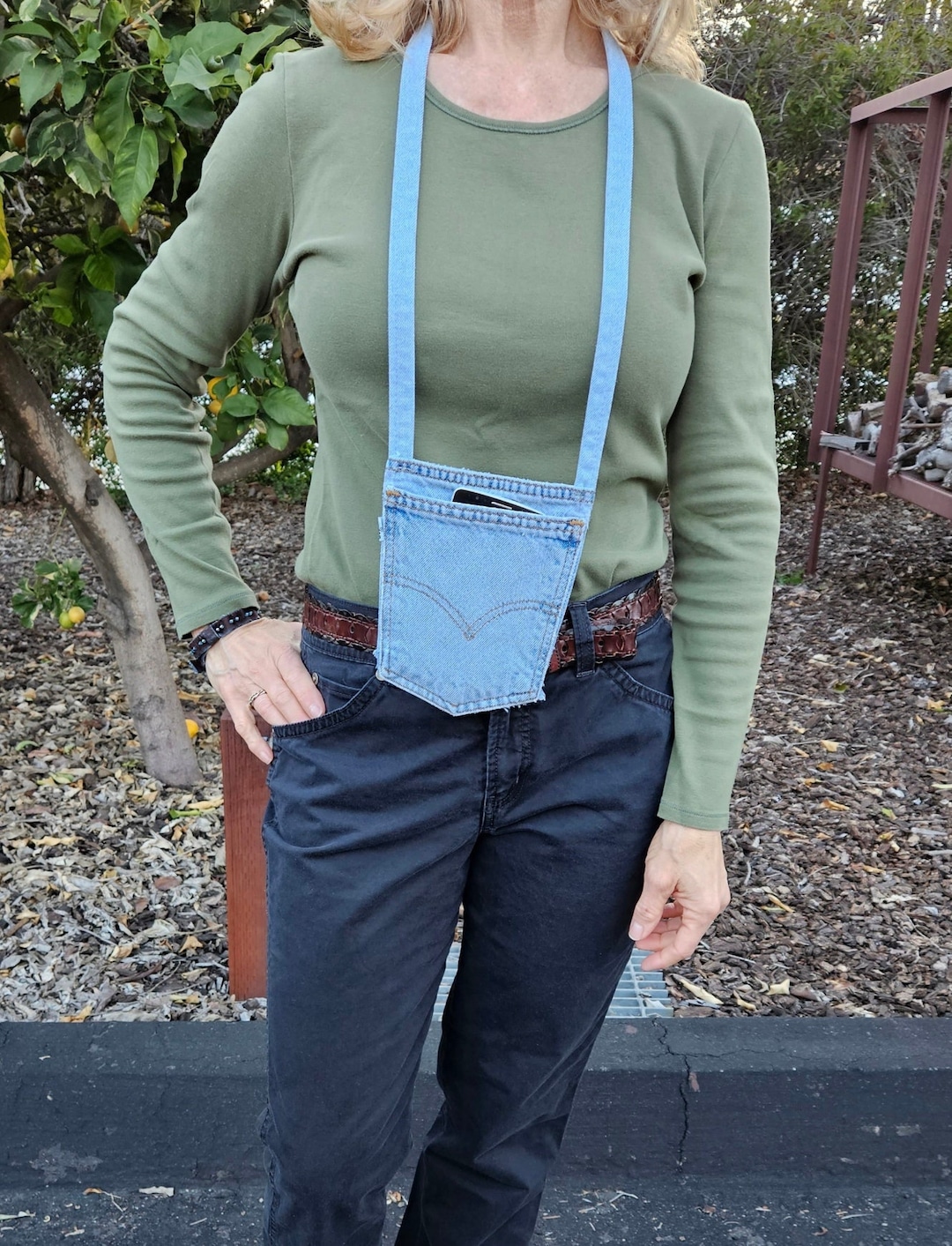 Phone Pouch Lanyard, Hands Free Phone Holder, Cell Phone Pouch, Lanyard