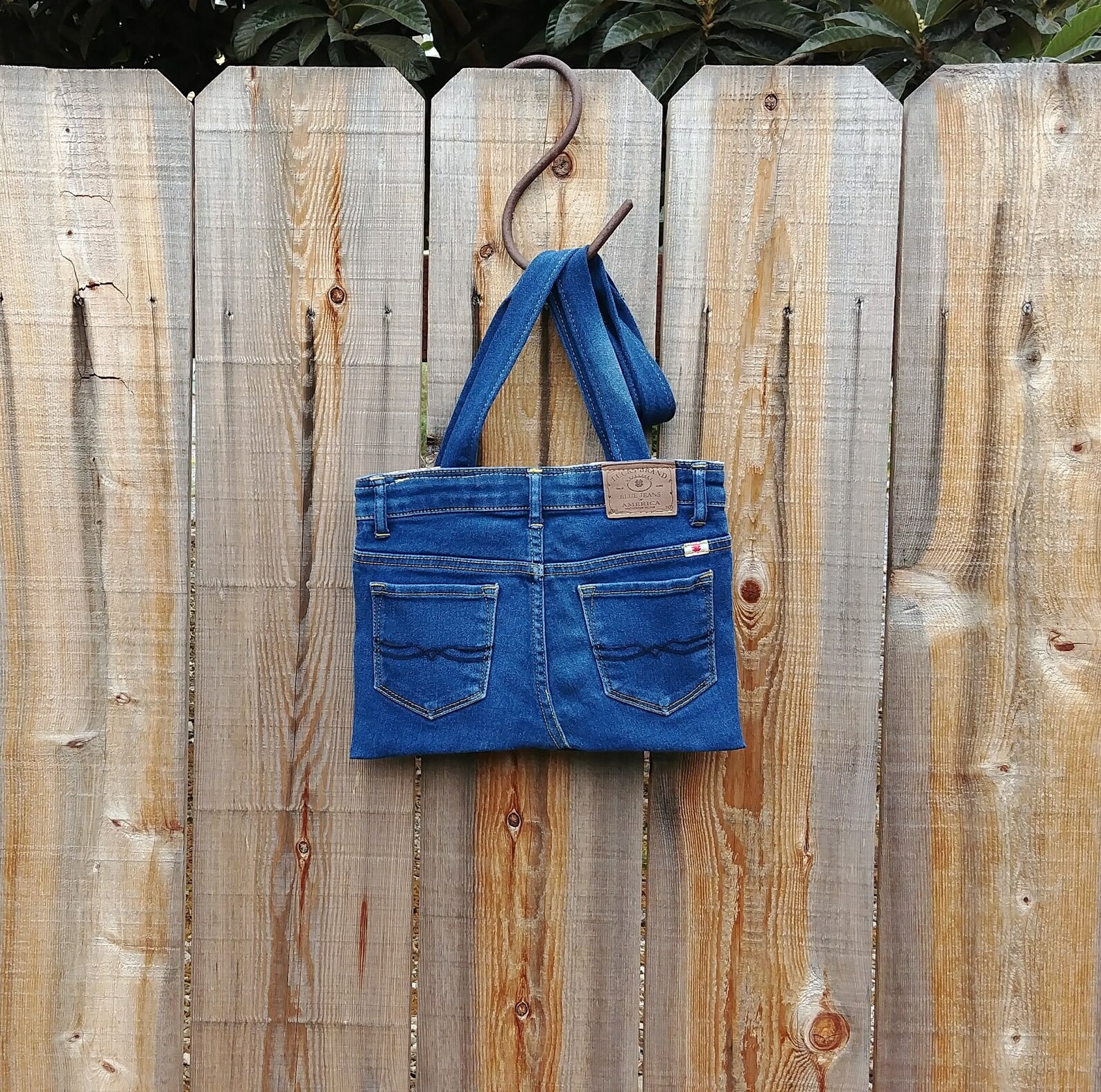 Shoulder Bag Denim Lucky Brand Jeans Purse Denim Purse Blue Etsy