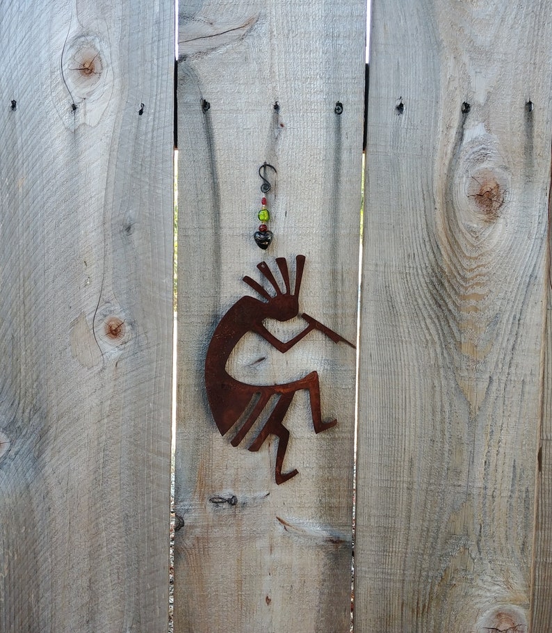 Kokopelli, Metal Wall Art, Garden Wall Art, Metal Decor, Southwestern