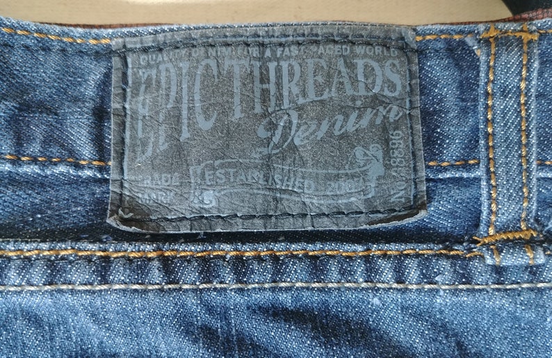 Crossbody Bag Denim Epic Threads Jeans Upcycled Denim Cell Etsy