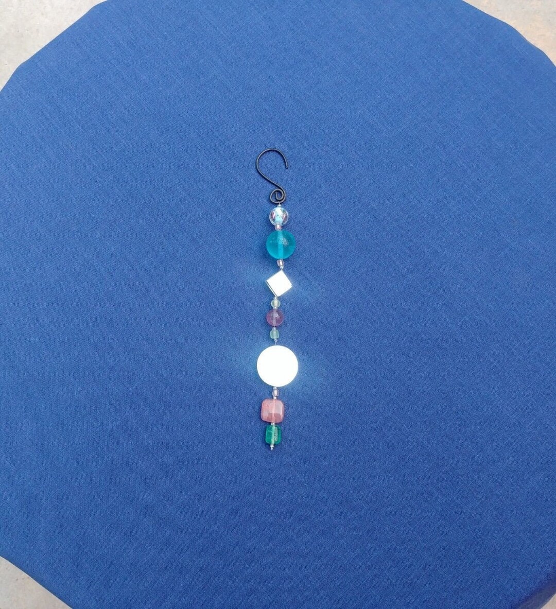 Hanging Glass Beads Suncatcher Glass Patio Decor Beads Etsy