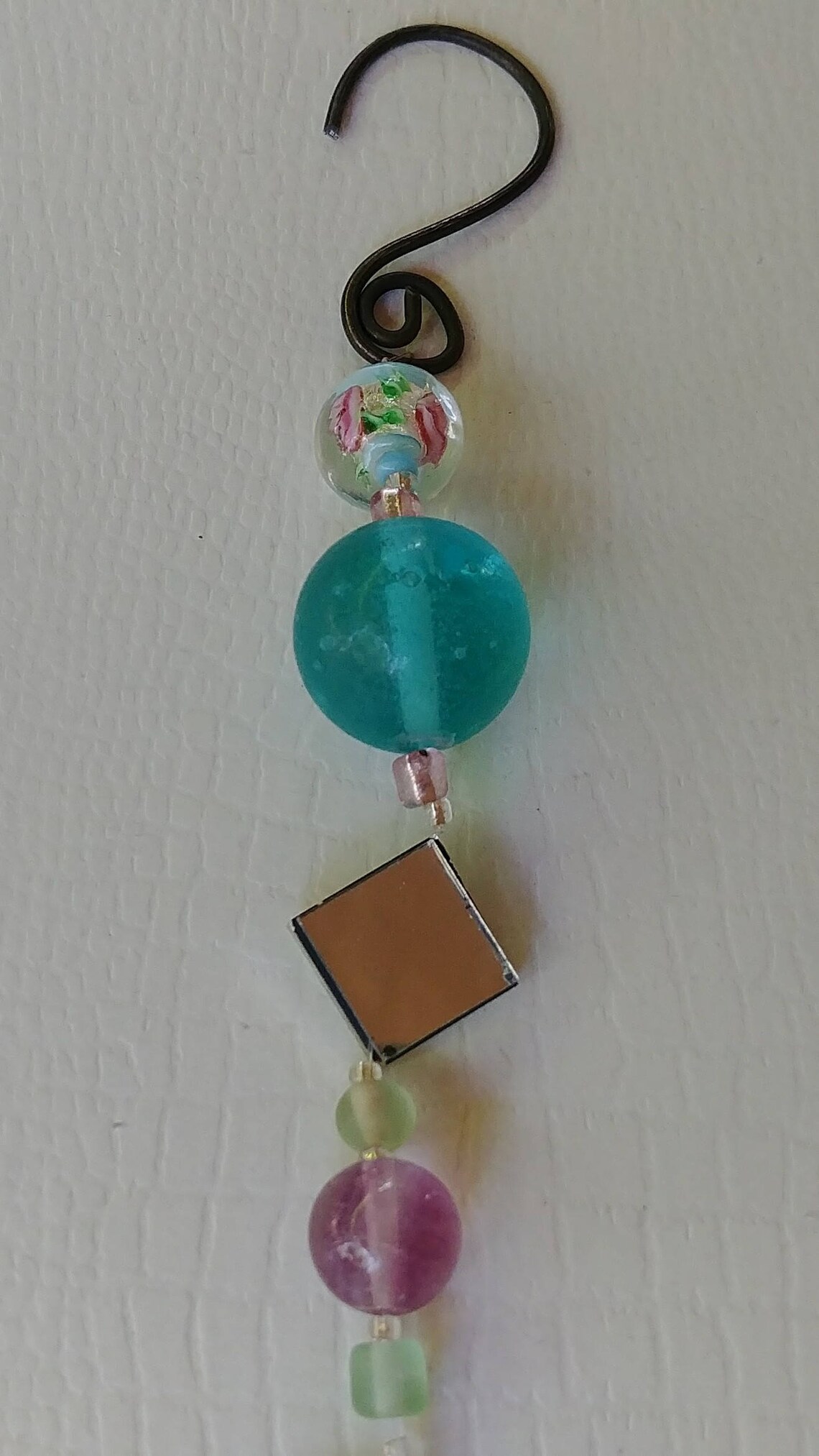 Hanging Glass Beads Suncatcher Glass Patio Decor Beads Etsy