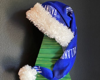 Villanova Wildcats fleece Santa hat