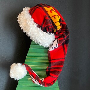 NFL Kansas City Chiefs fleece Santa hat