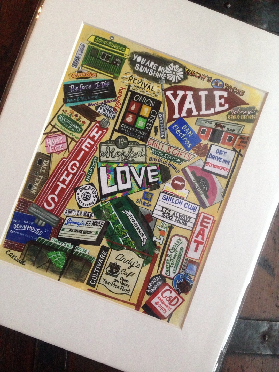 Heights Local Art Print Etsy