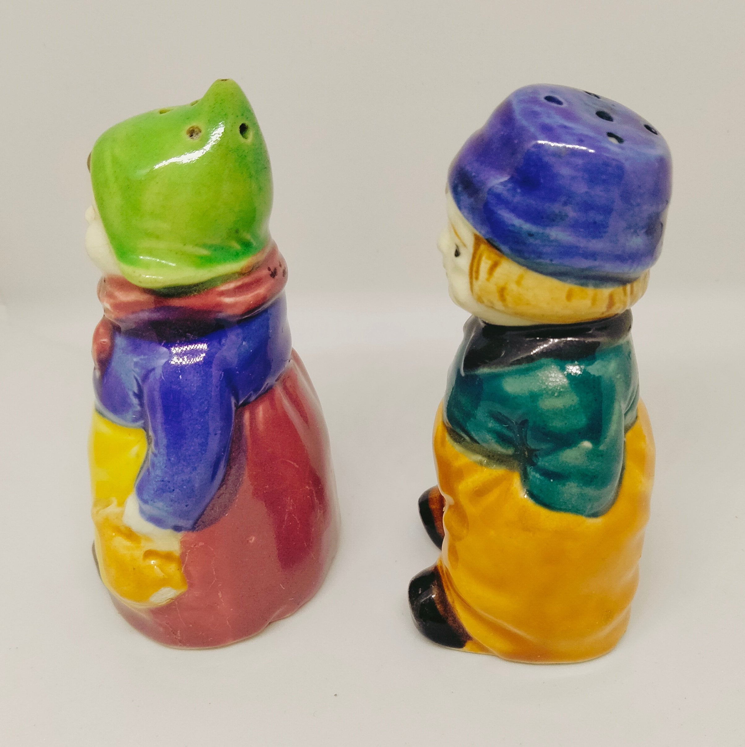 Vintage Dutch Boy and Girl Salt and Pepper Shakers - Etsy