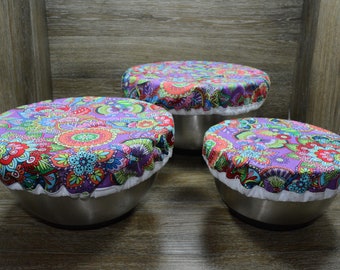 Bold Traditions Sustainable and Eco-Friendly Reusable Bowl Cover Stand Mixer Cover 1 Medium
