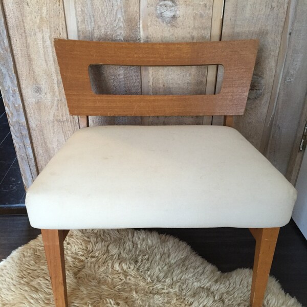 Low Mid Century Low Back Chair Desk Seating Classic Vintage Chair