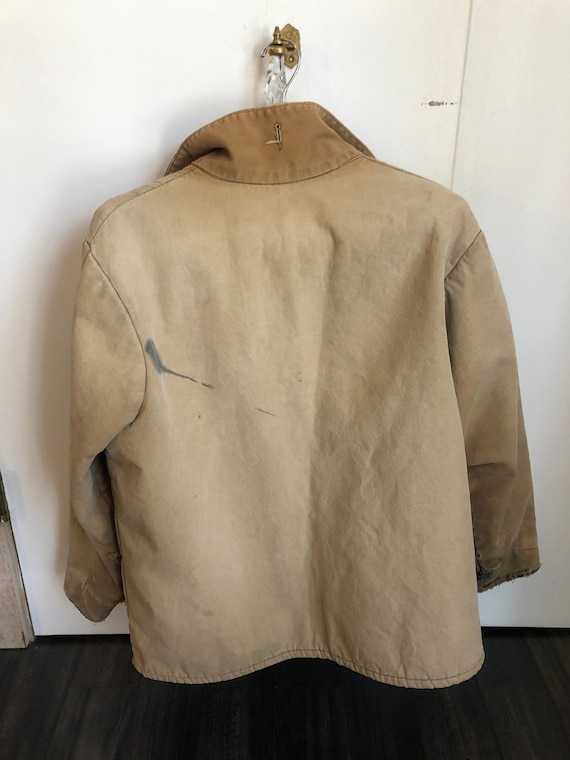 Vintage Canvas Chore Jacket Camp Coat - image 6