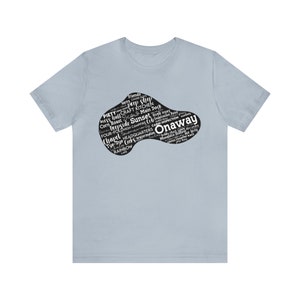 Camp Onaway Locations - Unisex Jersey Short Sleeve Tee
