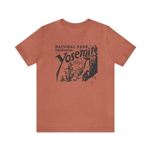 Yosemite Unisex jersey T-shirt met korte mouwen