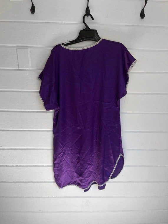 Vintage Purple Nightgown Size S/M - image 5
