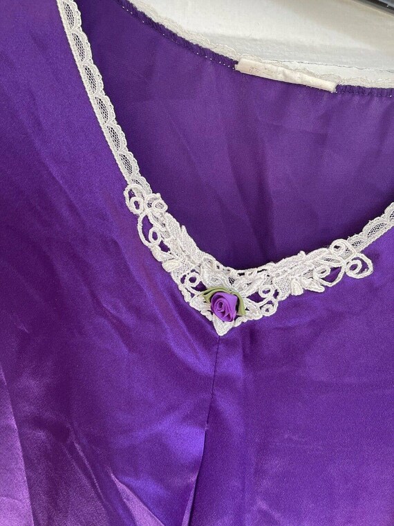 Vintage Purple Nightgown Size S/M - image 2