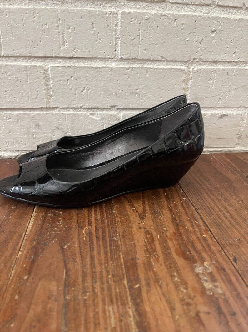 alfani step n flex black heels