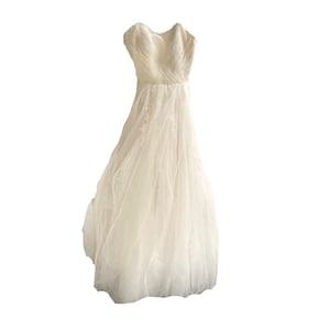 Morilee Brautkleid Sweatheart A-Linie Tüll Gr. 9/10