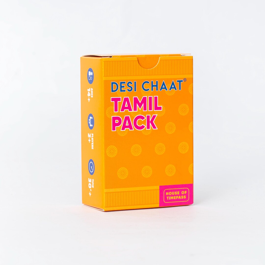 Desi Chaat Tamil Taboo Game Pack l 360 mots l 90 cartes l Indian Taboo ...