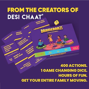 Dramebaazi Partyspel l Charader Reloaded l Partyspel Present l Husfest | Spel l Inflyttningspresent