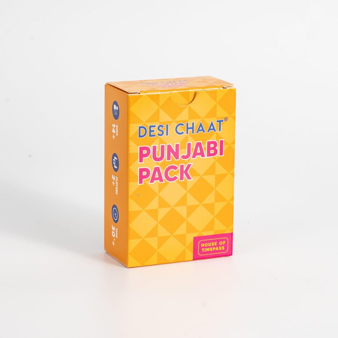 Desi Chaat Punjabi Taboo Party Game L Christmas Party Game Gift L Desi ...