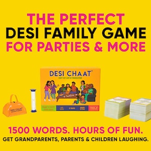 Desi Chaat Game l Indian Taboo | Desi Taboo | Bollywood Game l Indian Housewarming Giftl Desi Christmas Gift