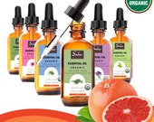 Pure Organic High Quality Therapeutic Grade Grapefruit Essential Oil