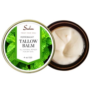 Natural Whipped Tallow Balm for Face and Body, Natural Moisturizer made with Grassfed Beef Tallow image 8