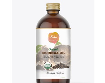 Moringa Oil- USDA Organic Unrefined Cold Pressed