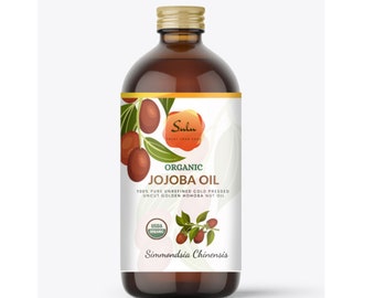 Golden Jojoba Oil-USDA Organic Unrefined Cold Pressed