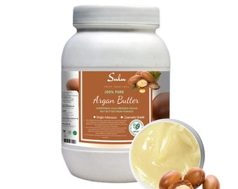 10 lbs Pure Unrefined Cold Pressed Moroccan Argan butter Premium Quality all natural