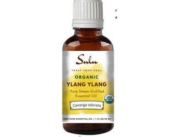 Ylang Ylang Essential Oil- USDA Organic Steam Distilled 100% Pure Essential Oil