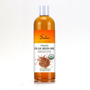 Organic Flax seed oil 100% pure cold pressed from 4 oz up to 7 lbs image 1