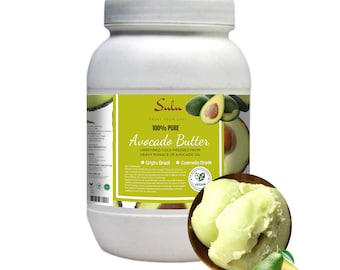 100% Pure Cold Pressed  Raw Unrefined Avocado Butter