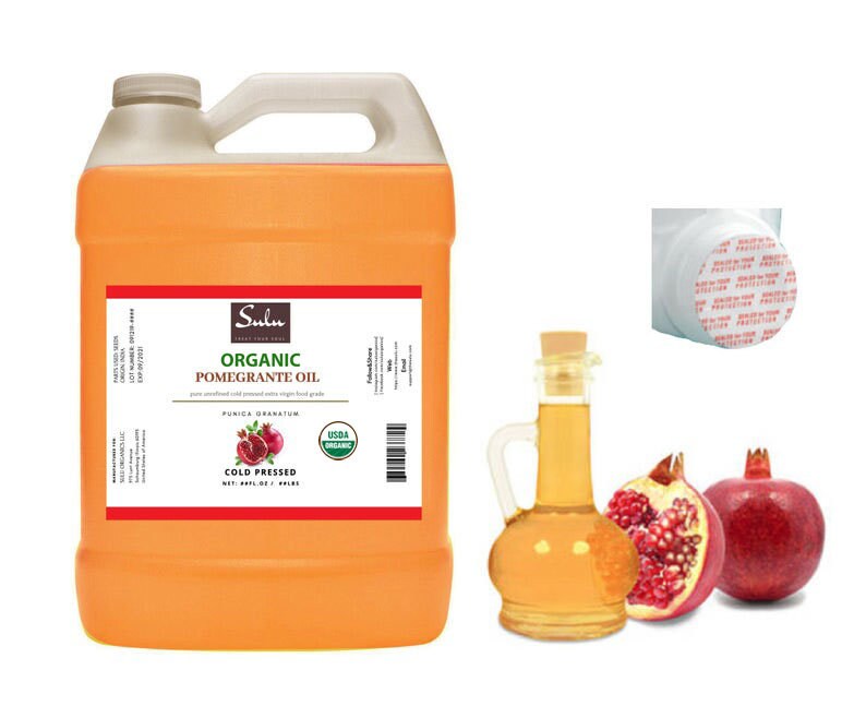 Organic Cold Pressed Pomegranate Seed Oil All Natural Premium Quality