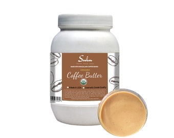 Pure All Natural  raw unrefined Coffee Bean Butter from whole Brazilian Coffee beans