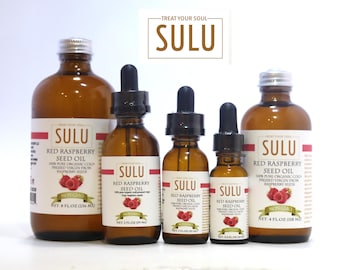 100% Pure and Natural Organic Extra Virgin Red Raspberry seed Oil