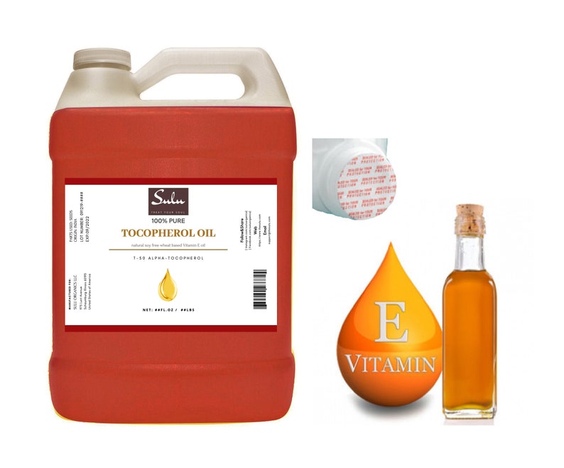 100% Pure and Natural T-50 Tocopherols Vitamin E Oil image 3