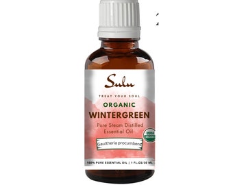 Organic Wintergreen Essential Oil-100% Pure and Natural