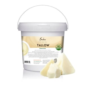 100% Pure Grass Fed Grass Finished Rendered Beef Tallow