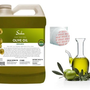 1 GALLON 100 Pure USDA Certified Organic Extra virgin Olive oil Unrefined