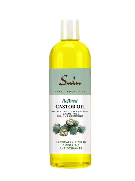 Castor Oil 100% Pure All Natural Cold Pressed Hexane Free