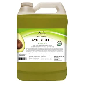 4 lbs Unrefined Organic Extra Virgin Cold Pressed Fresh Avocado Oil 100% pure high quality oil
