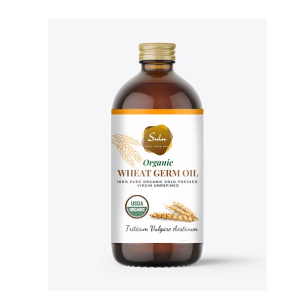 Wheat Germ Oil- USDA Organic Extra Virgin Unrefined Cold Pressed