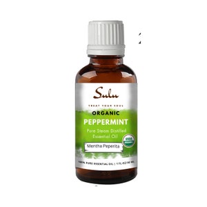 100% Pure and Natural Organic Therapeutic Grade Peppermint Essential Oil