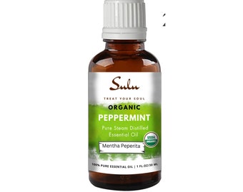 100% Pure and Natural Organic Therapeutic Grade Peppermint Essential Oil