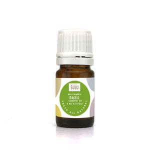 Pure Organic High Quality Therapeutic Grade Basil Essential Oil image 6