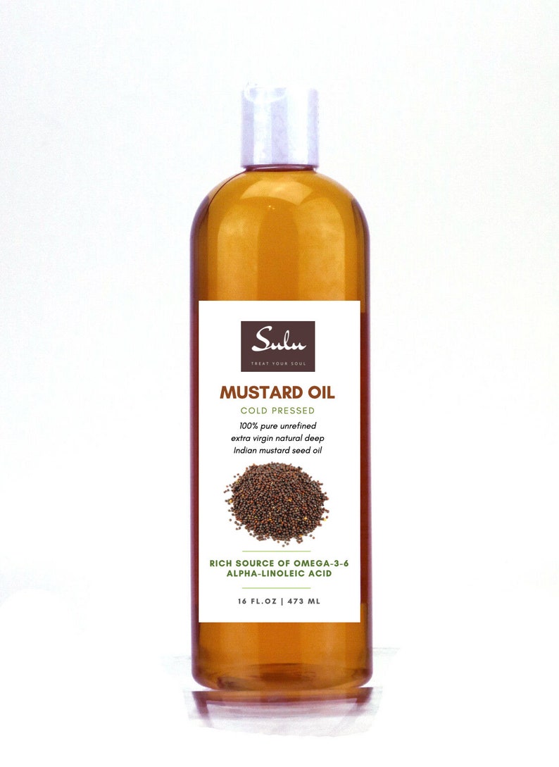 Cold Pressed Extra Virgin Mustard Seed Oil All Natural Premium Etsy UK